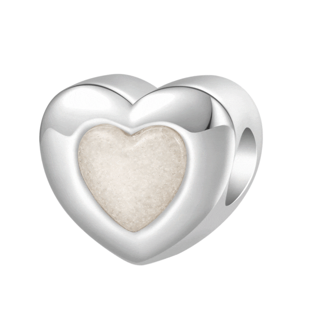 Heart Glow-in-the-Dark Charm
