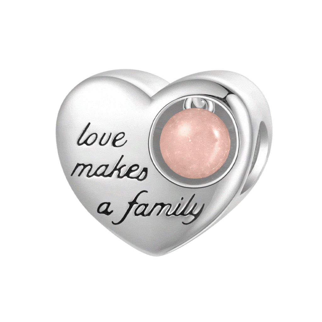 Heart Glow-in-the-Dark Charm