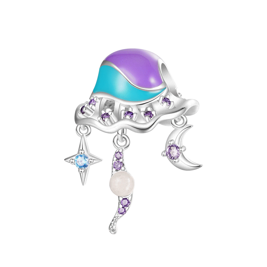 Glow-in-the-Dark Jellyfish Charm