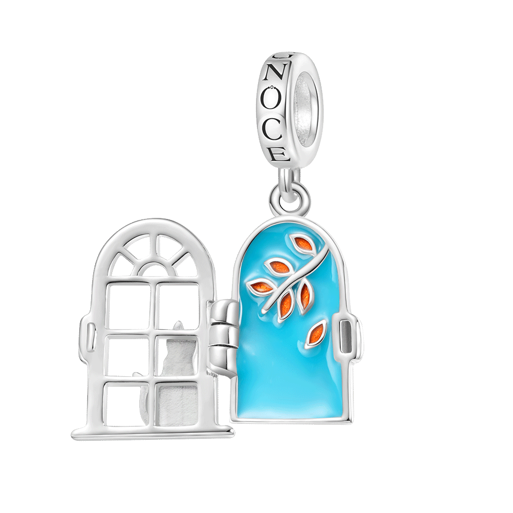 Window View Kitten Pendant