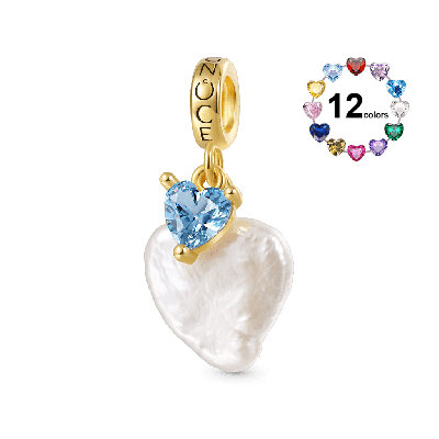Irregular Pearl Birthstone Pendant