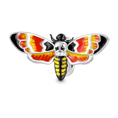 Death Head Moth Charm