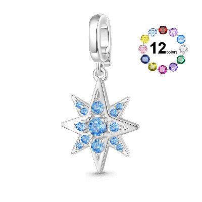 North Star Clasp Clusters Charm