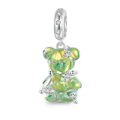 Green Dream Bear Pendant