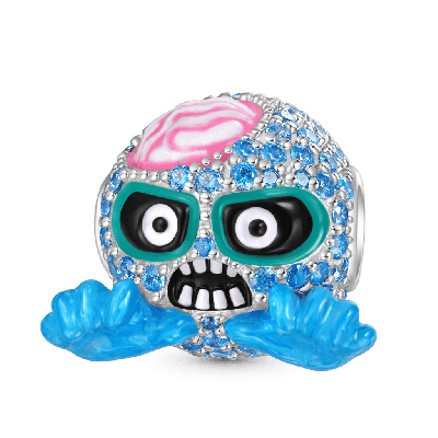emoji Zombie Halloween Charm
