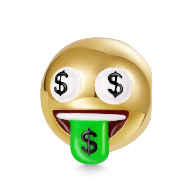 emoji Money Face Charm