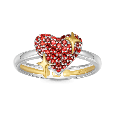 emoji Sparking Heart Ring