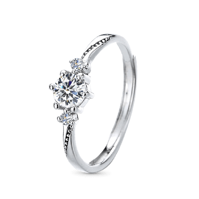 'Love At First Sight' Adjustable Diamond Women's Band