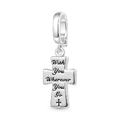 Religious Cross Clasp Clusters Charm