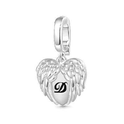 Heart Wings Clasp Clusters Charm