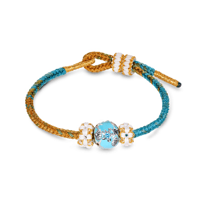 Peach Blossom Bracelet with Charm
